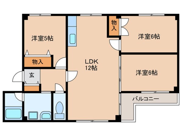 ヴィラ・サヤマの物件間取画像